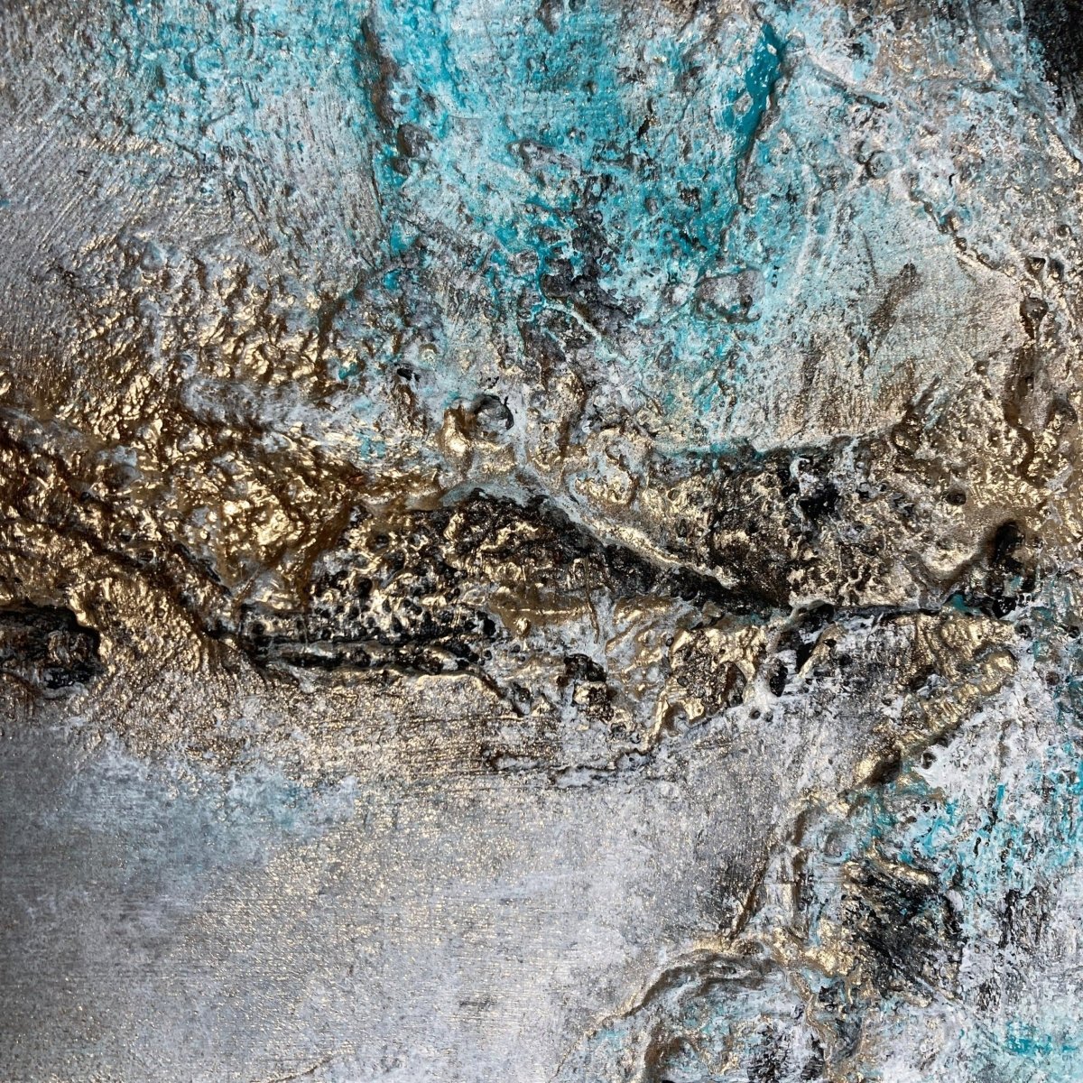 Abstraktes Gemälde kaufen - Serenity 50x50 cm - gemaelde - kaufen - sabine - runge - muenchen