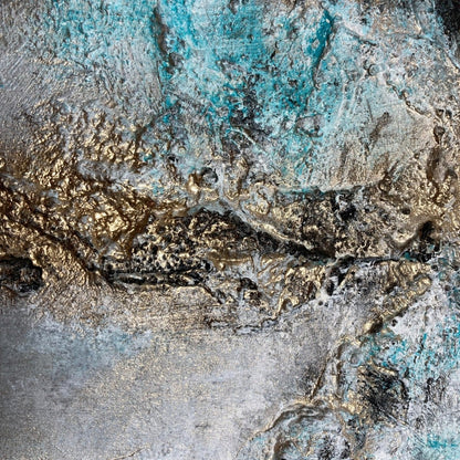 Abstraktes Gemälde kaufen - Serenity 50x50 cm - gemaelde - kaufen - sabine - runge - muenchen