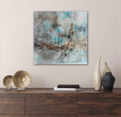 Abstraktes Gemälde kaufen - Serenity 50x50 cm - gemaelde - kaufen - sabine - runge - muenchen