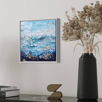 Gemälde kaufen | Aquarius 30x30 cm-gemaelde-kaufen-sabine-runge-muenchen