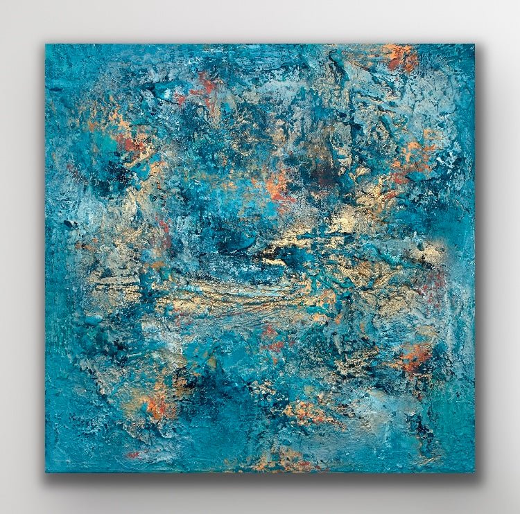 Gemälde kaufen | La Isla 80x80 cm-gemaelde-kaufen-sabine-runge-muenchen