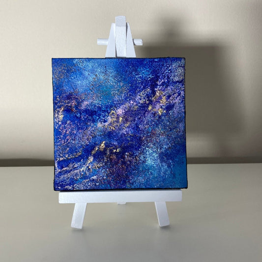 Gemälde kaufen | Universe 10x10 cm-gemaelde-kaufen-sabine-runge-muenchen