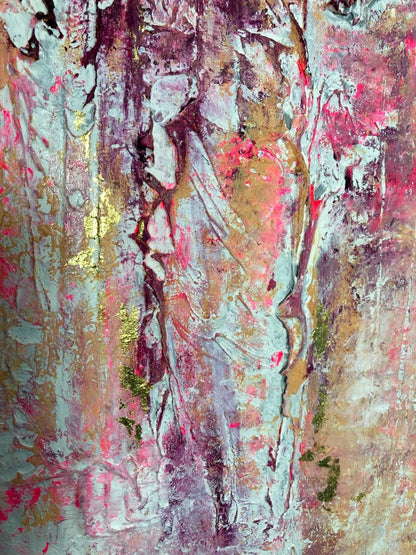 Gemälde kaufen | Flamingo Love 60x80 cm-gemaelde-kaufen-sabine-runge-muenchen