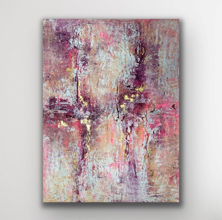 Gemälde kaufen | Flamingo Love 60x80 cm-gemaelde-kaufen-sabine-runge-muenchen